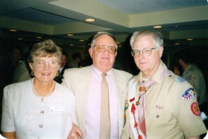 Mr and Mrs Bernie Hofmann and Dick Bennett